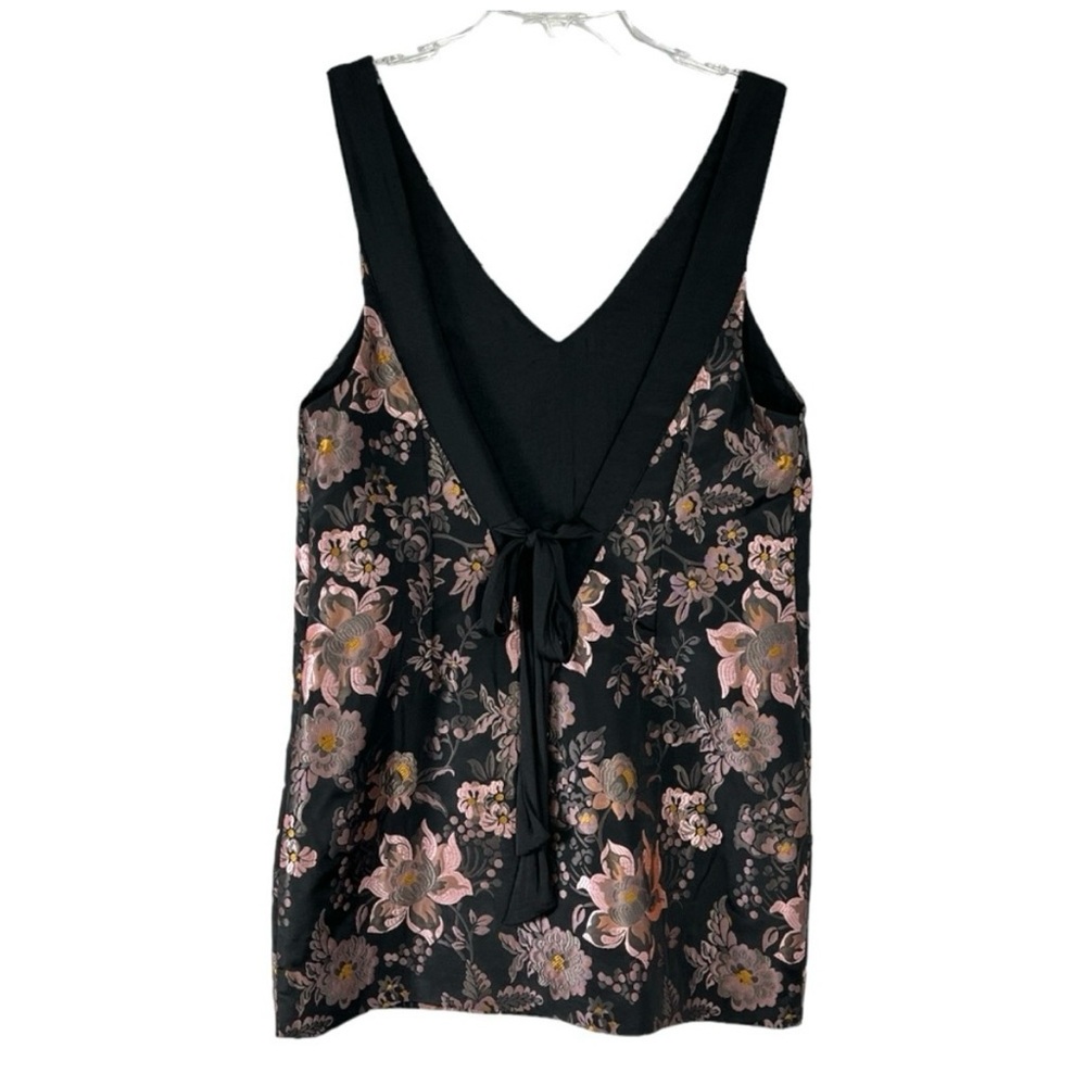 UO Purple & Black Jacquie Jacquard Shift Dress - Picture 3 of 8